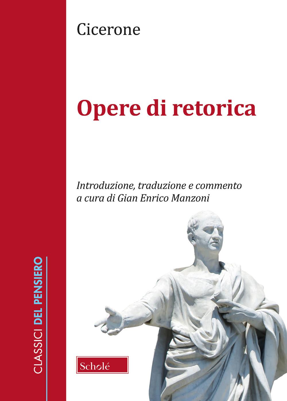 Vorderes Coverbild Opere retoriche. Testo latino a fronte