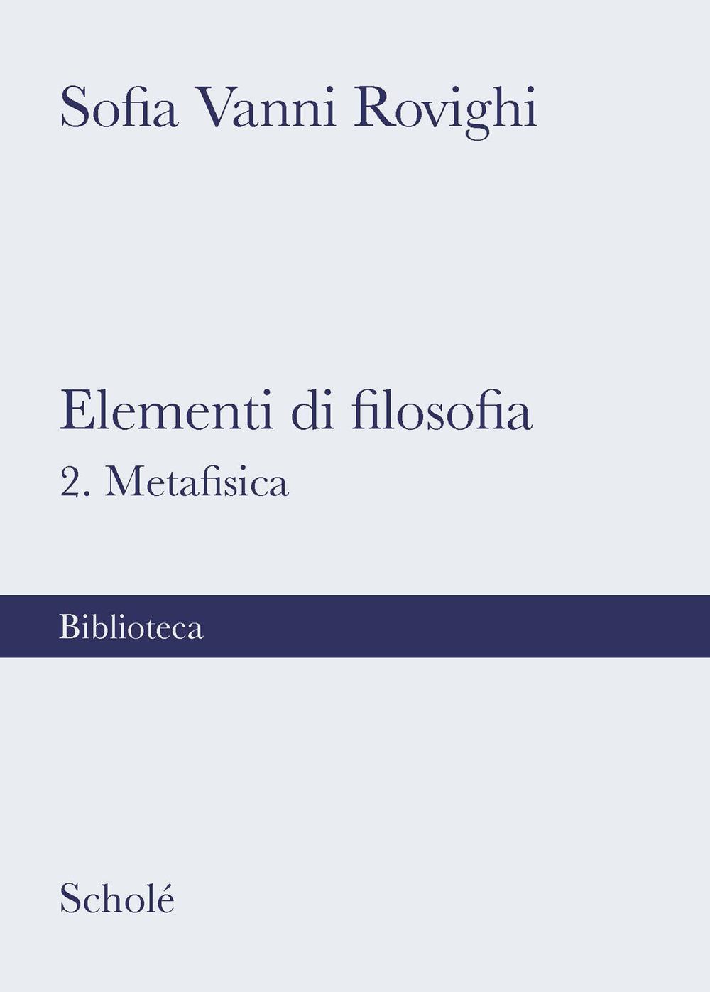Vorderes Coverbild Metafisica