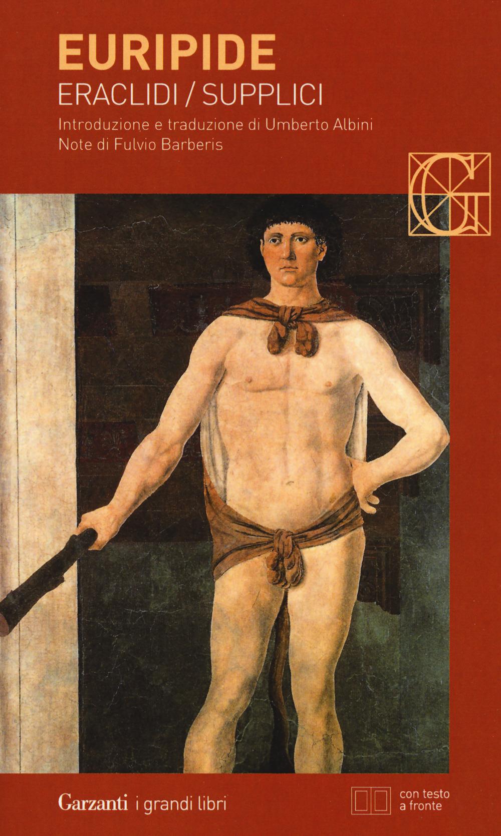 Vorderes Coverbild Eraclidi-Supplici. Testo greco a fronte