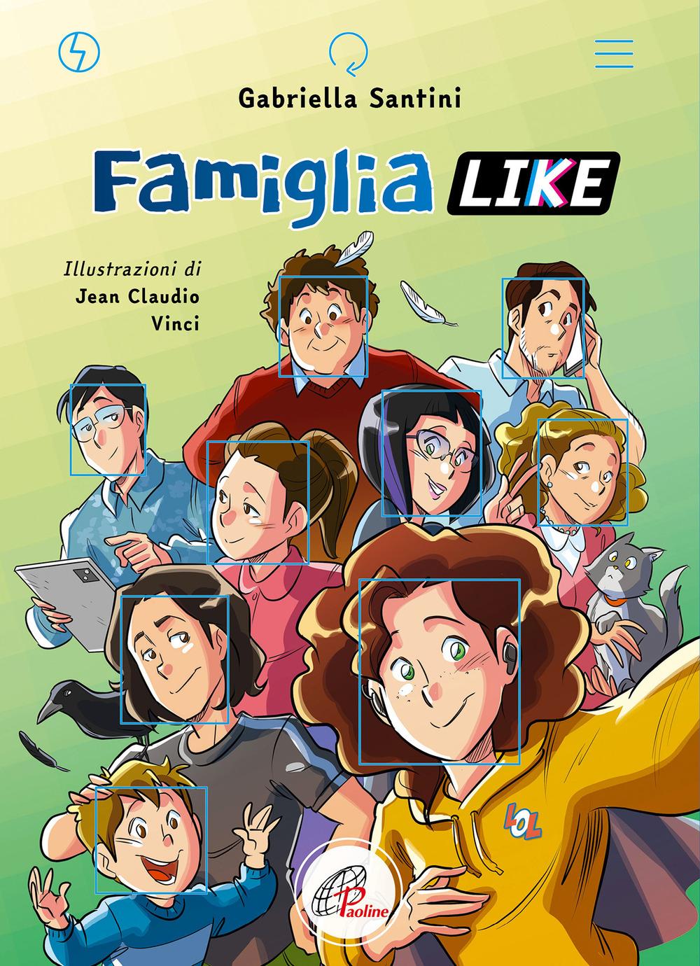 Vorderes Coverbild Famiglia like. Ediz. ad alta leggibilità