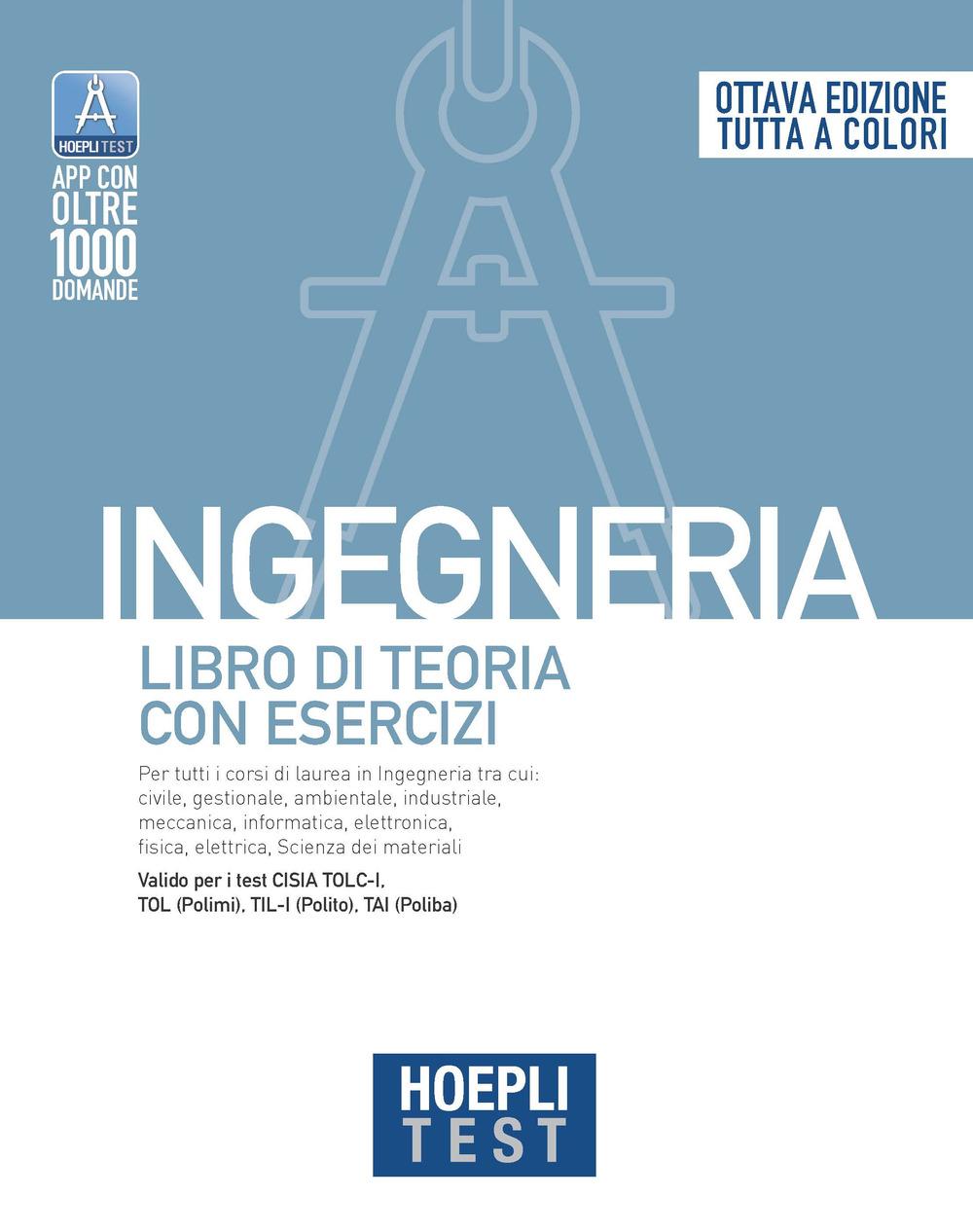 Vorderes Coverbild Hoepli test. Ingegneria. Libro di teoria con esercizi