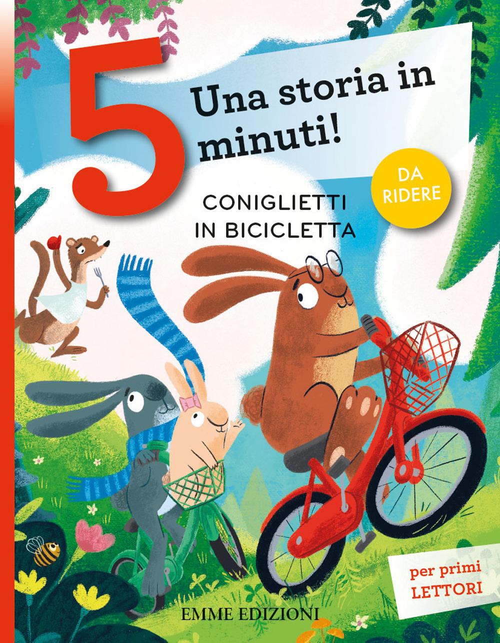 Vorderes Coverbild Coniglietti in bicicletta. Stampatello maiuscolo