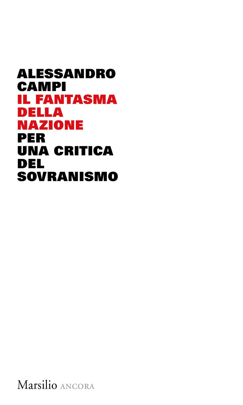 Vorderes Coverbild Il fantasma della nazione. Per una critica del sovranismo