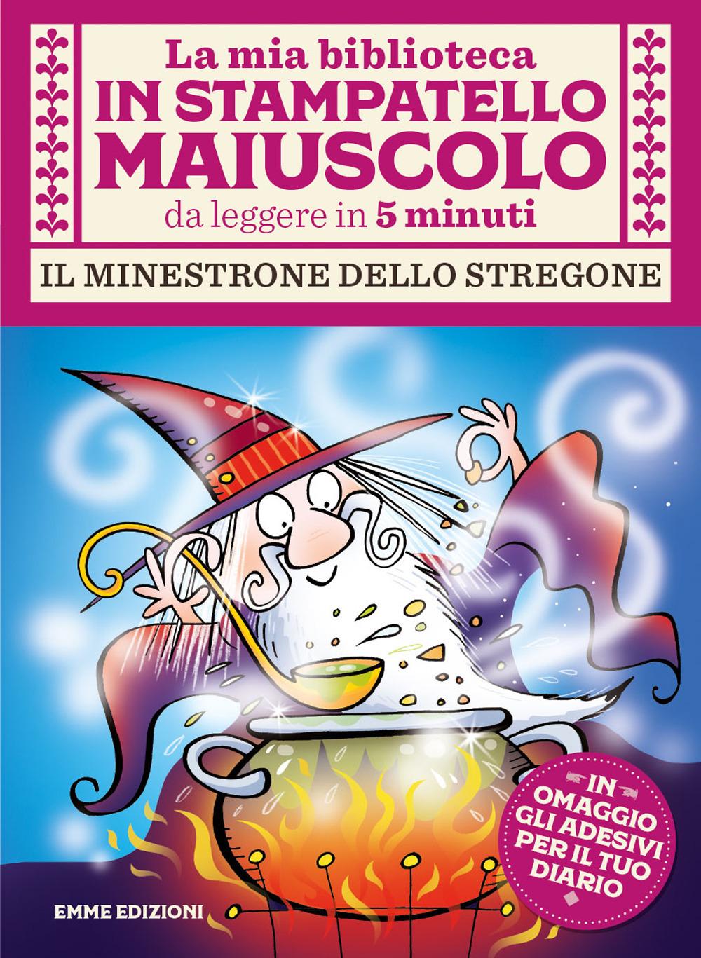 Vorderes Coverbild Il minestrone dello stregone. Stampatello maiuscolo