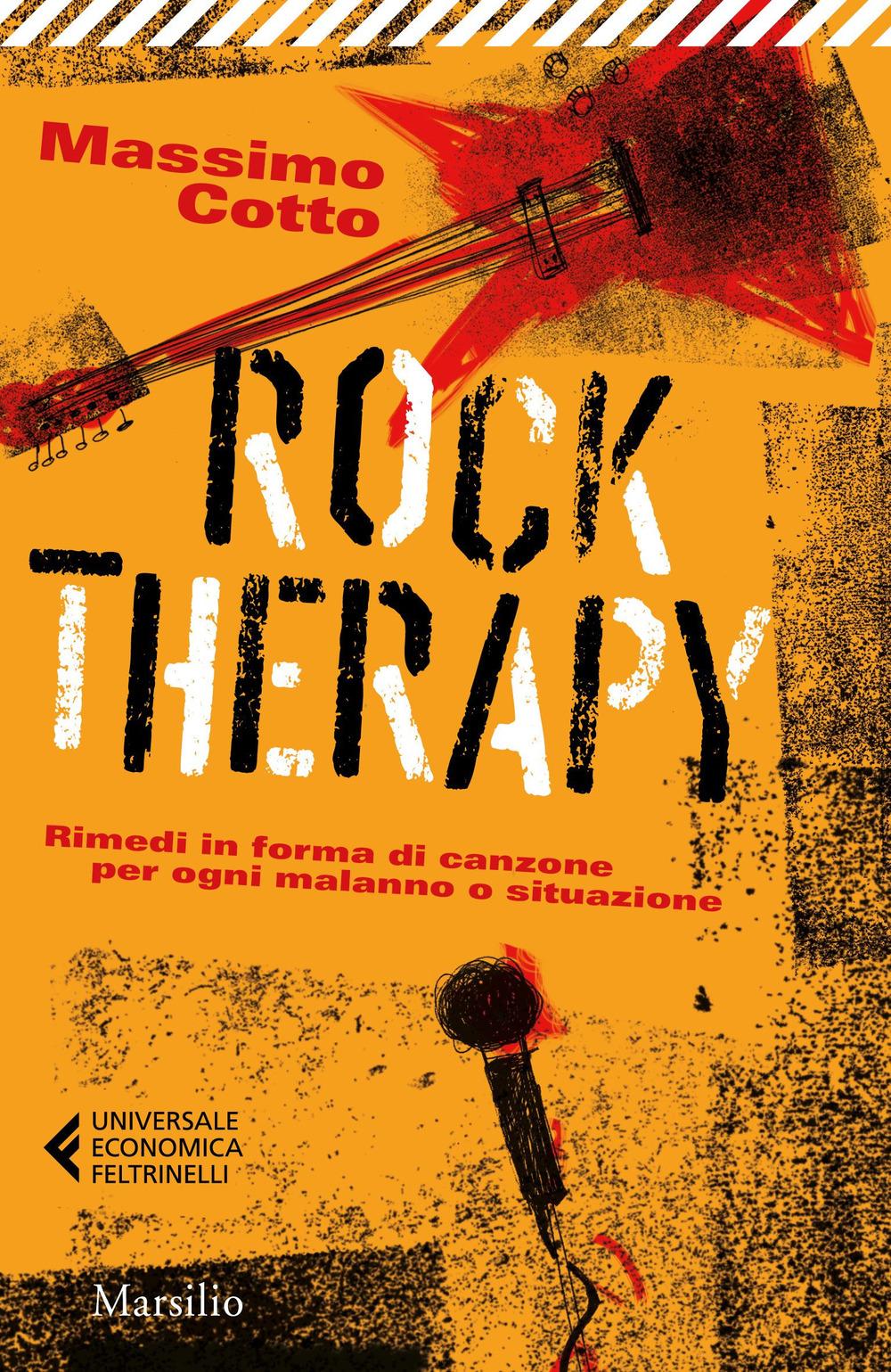 Vorderes Coverbild Rock therapy. Rimedi in forma di canzone per ogni malanno o situazione