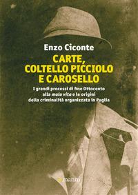 Vorderes Coverbild Carte, coltello picciolo e carosello. I grandi processi di fine ottocento alla mala vita e le origini della criminalità organizzata in Puglia