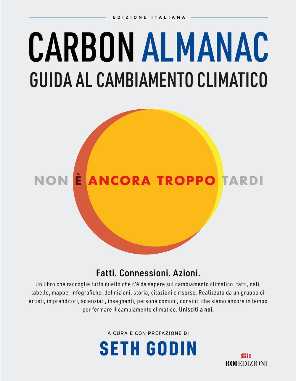 Vorderes Coverbild Carbon Almanac. Guida al cambiamento climatico