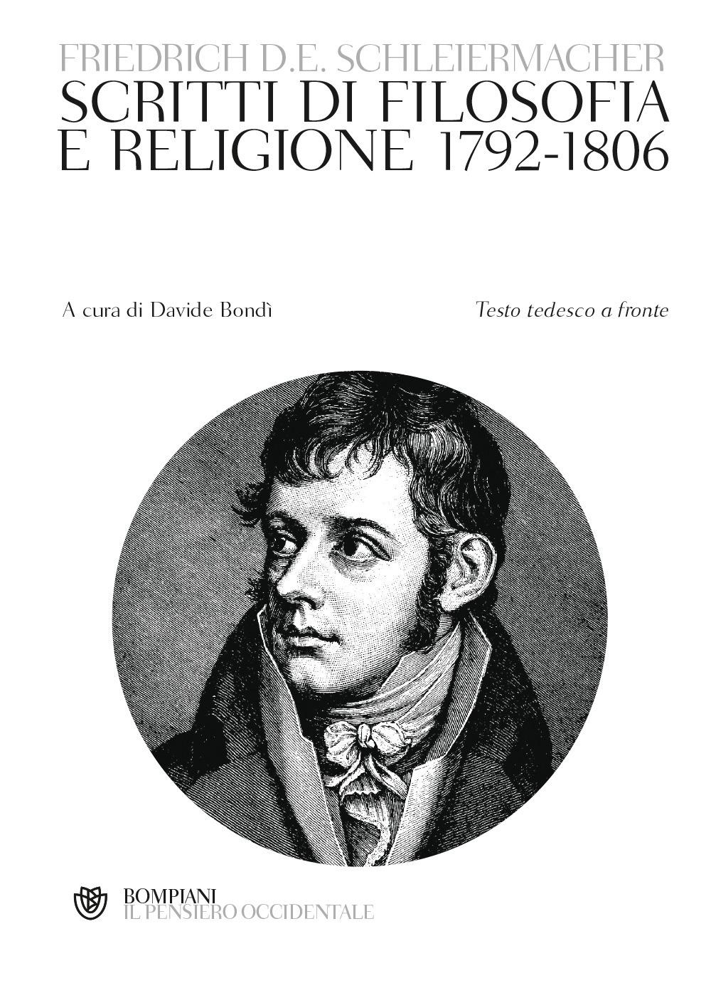 Vorderes Coverbild Scritti di filosofia e religione 1792-1806. Testo tedesco a fronte