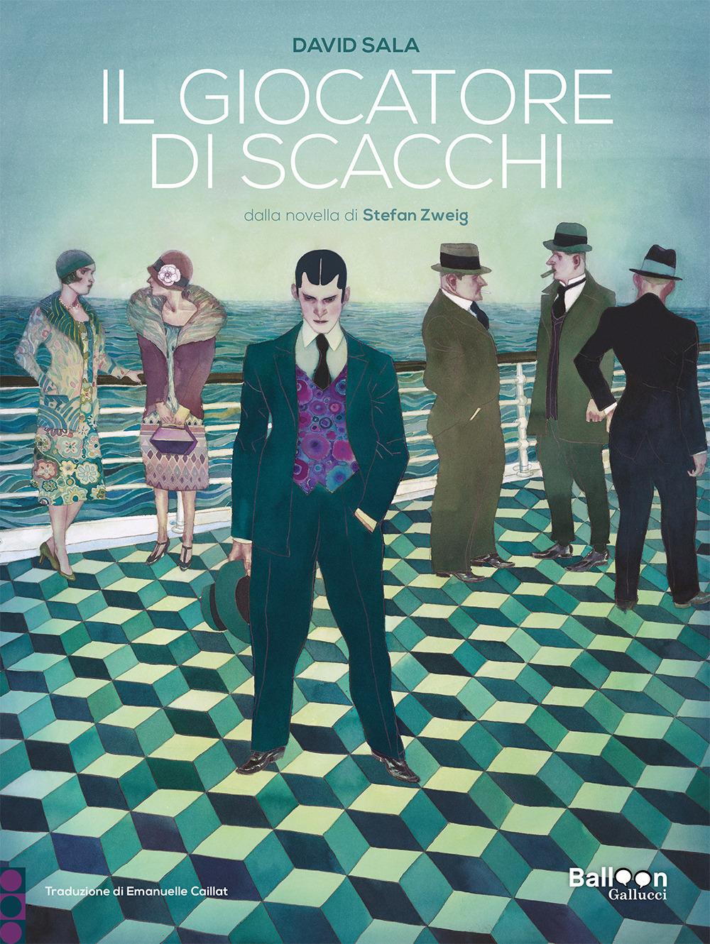 Vorderes Coverbild Il giocatore di scacchi dalla novella di Stefan Zweig