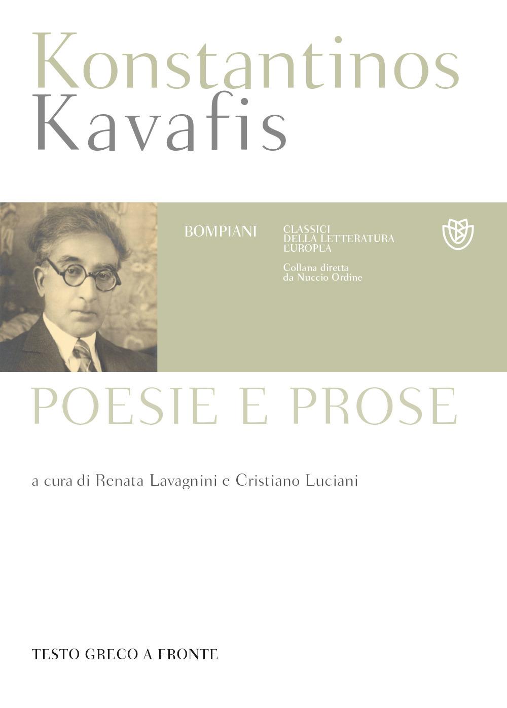 Vorderes Coverbild Poesie e prose. Testo greco a fronte