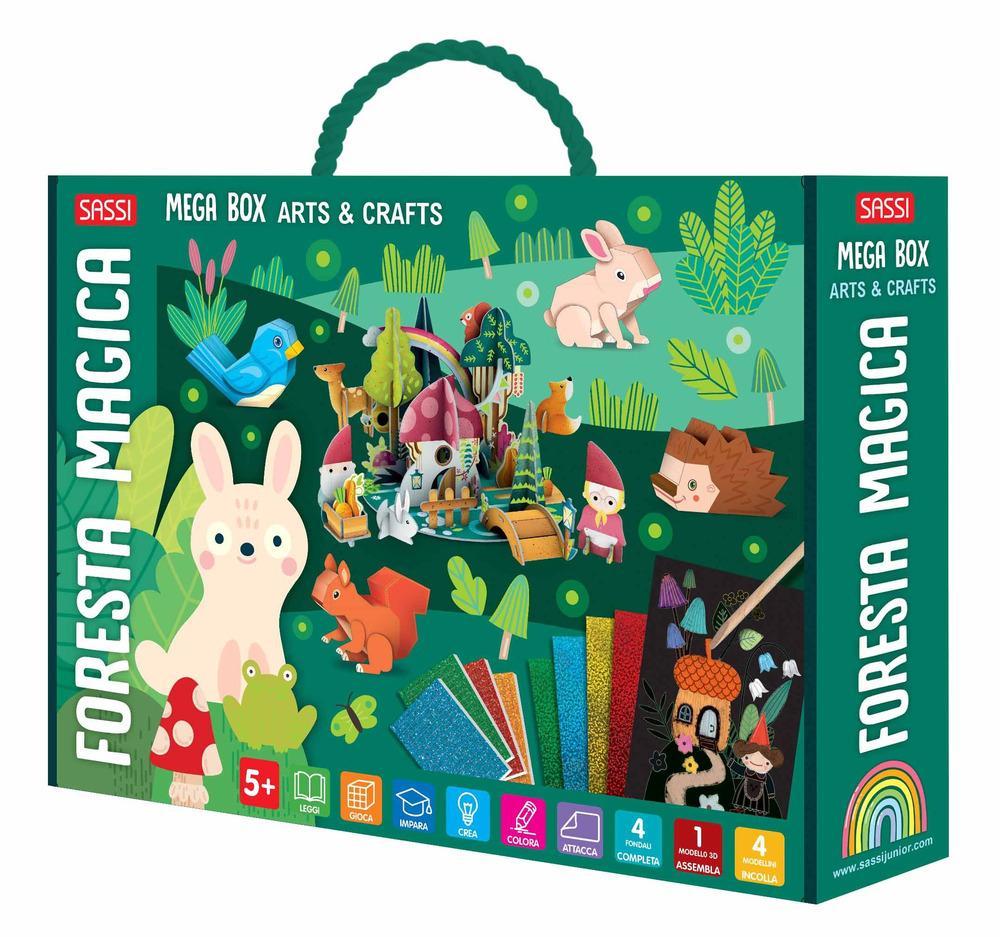 Vorderes Coverbild La foresta magica. Mega box arts & crafts