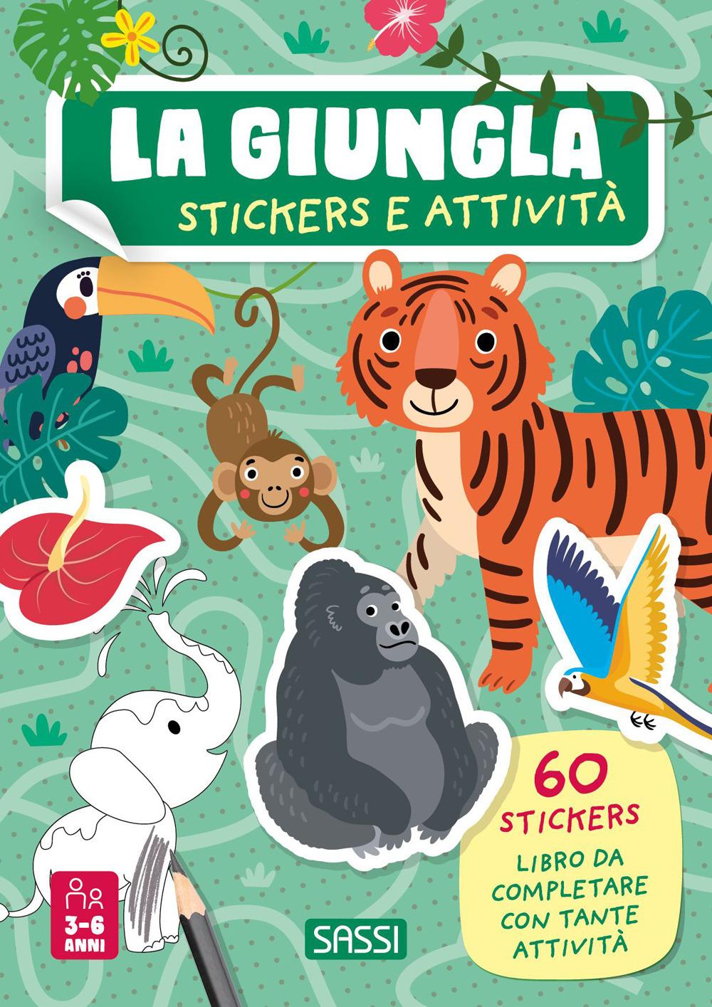Vorderes Coverbild La giungla. Stickers e attività