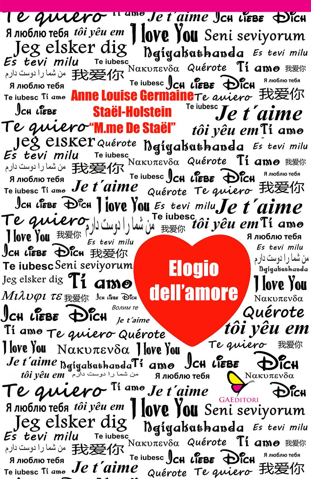 Vorderes Coverbild Elogio dell'amore