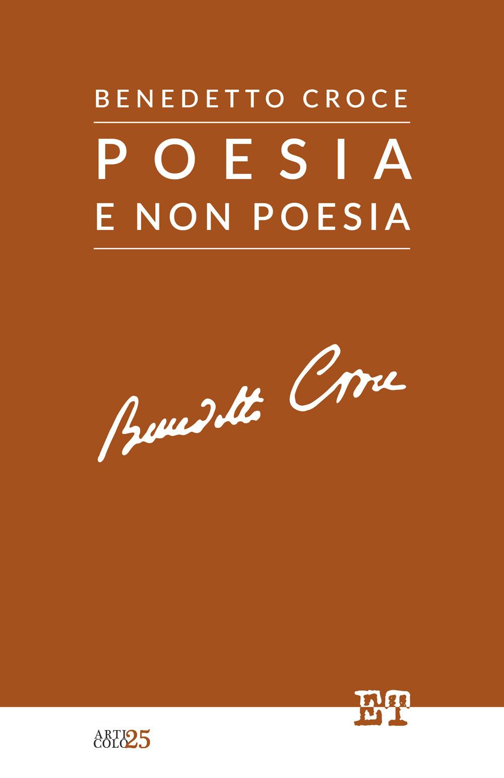 Vorderes Coverbild Poesia e non poesia