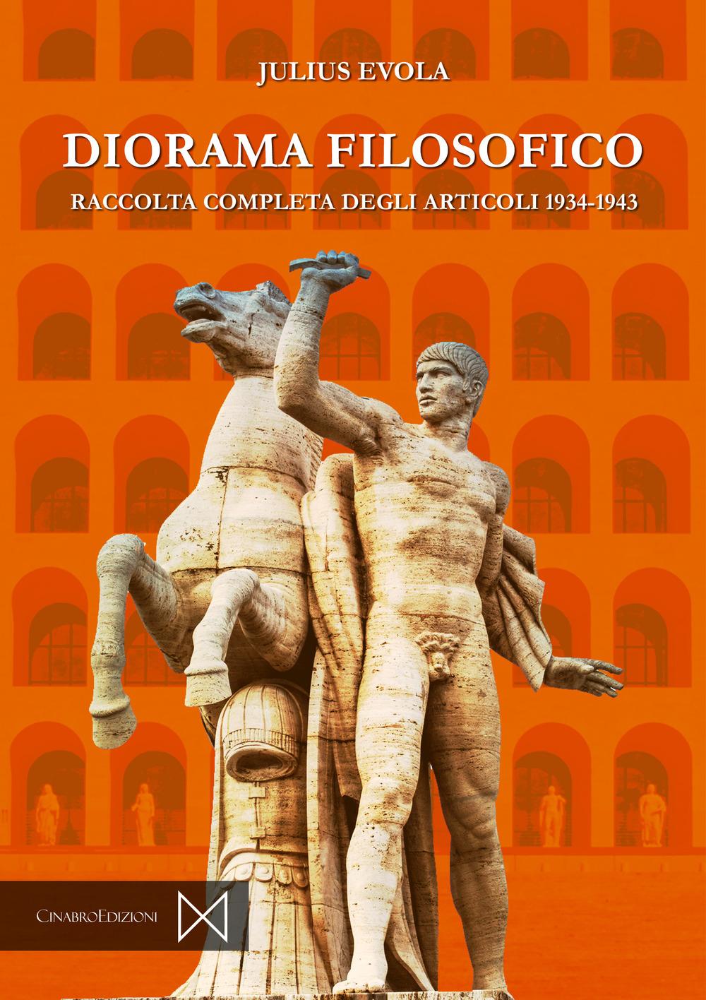 Vorderes Coverbild Diorama filosofico. Raccolata completa degli articoli 1934-1943