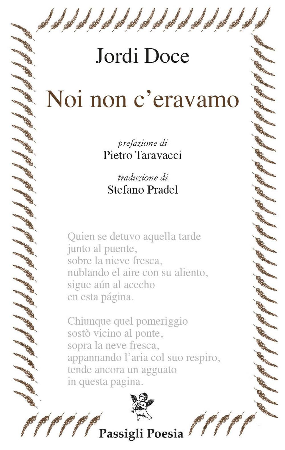 Vorderes Coverbild Noi non c'eravamo. Testo spagnolo a fronte