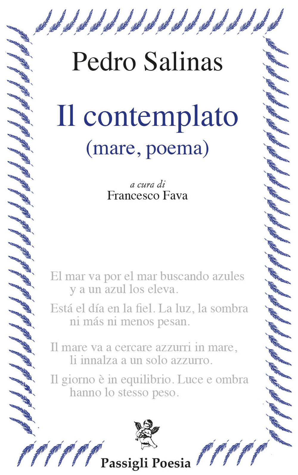 Vorderes Coverbild Il contemplato (mare, poema). Testo spagnolo a fronte