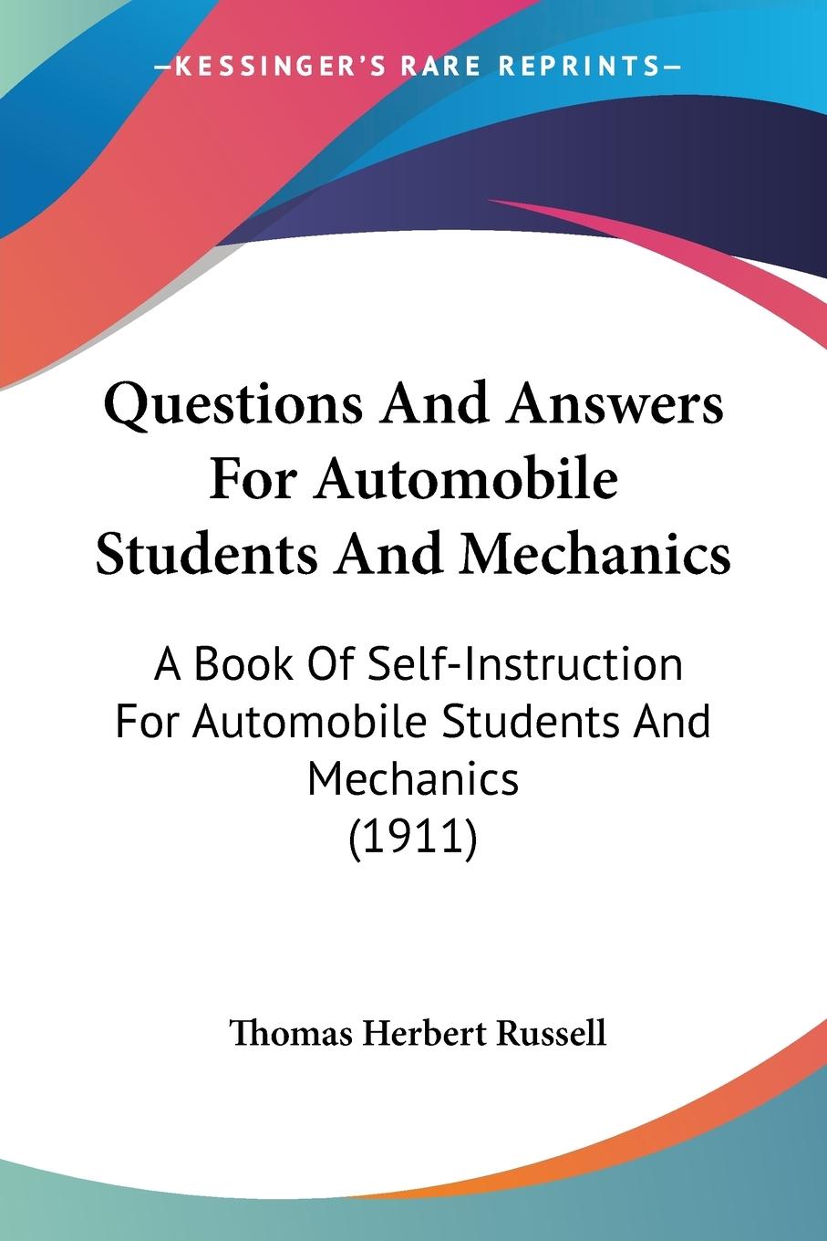 Vorderes Coverbild Questions And Answers For Automobile Students And Mechanics