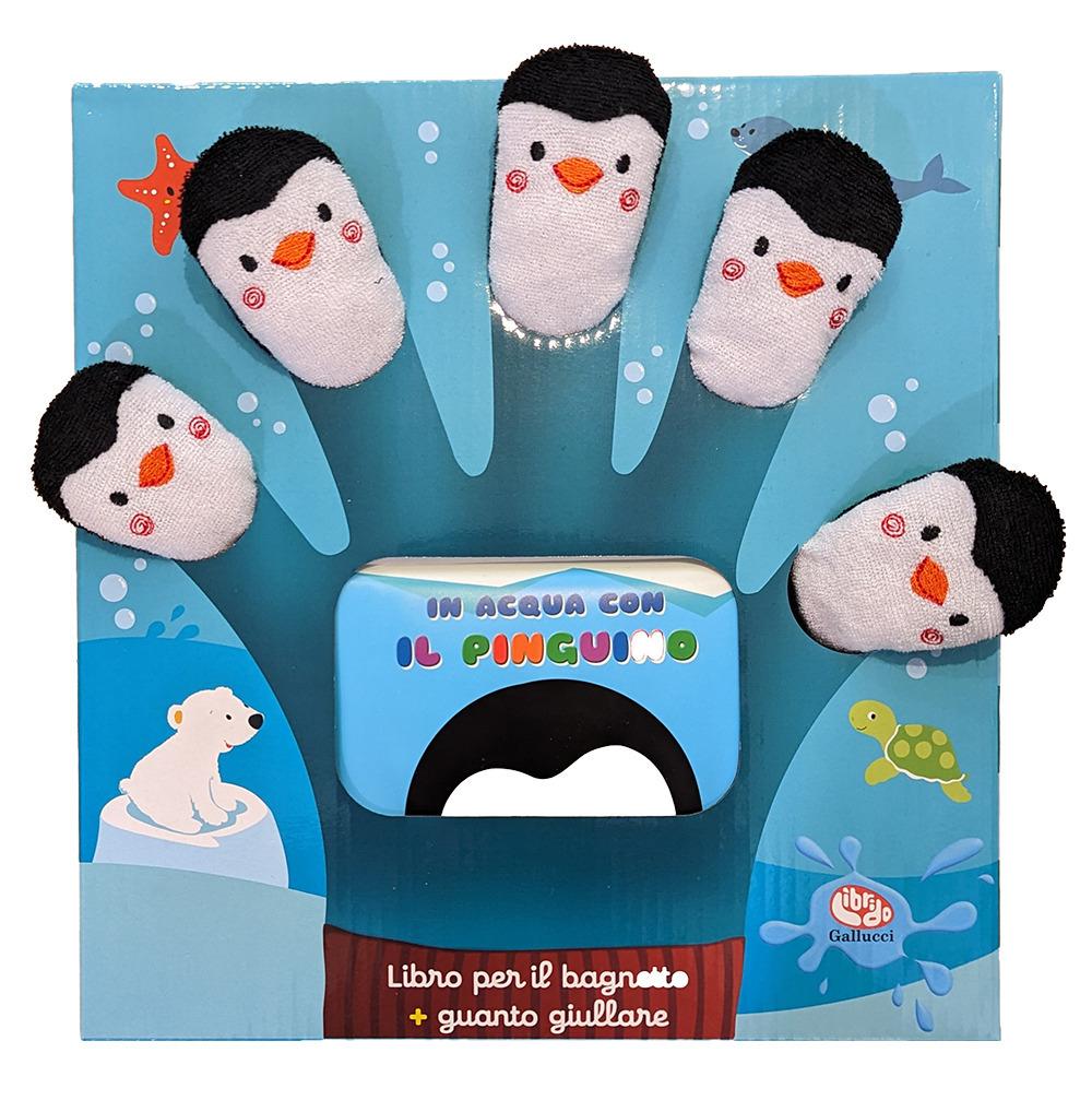 Vorderes Coverbild In acqua con il pinguino. Libro guanto
