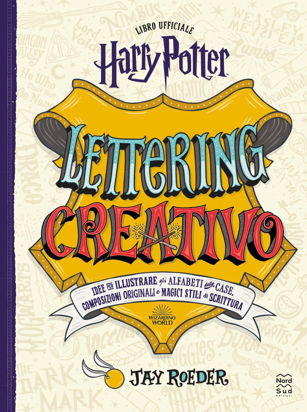 Vorderes Coverbild Harry Potter. Lettering creativo