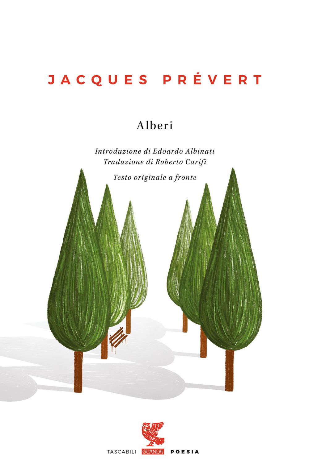 Vorderes Coverbild Alberi. Testo francese a fronte