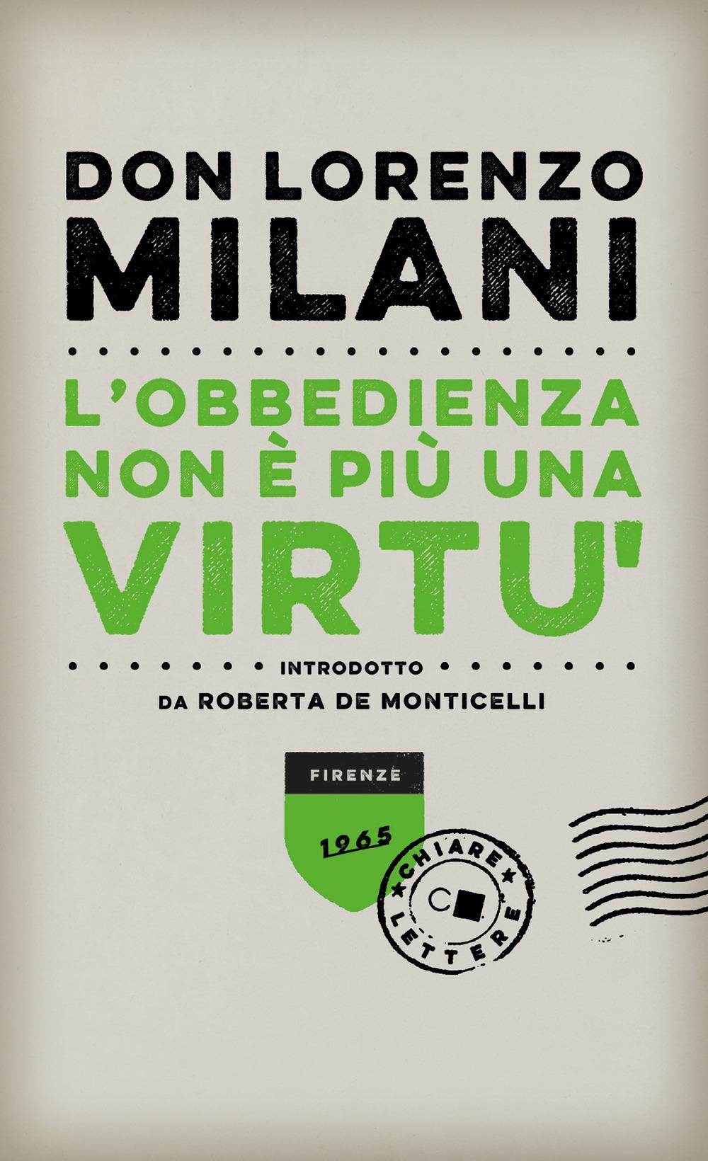 Vorderes Coverbild L' obbedienza non è più una virtù