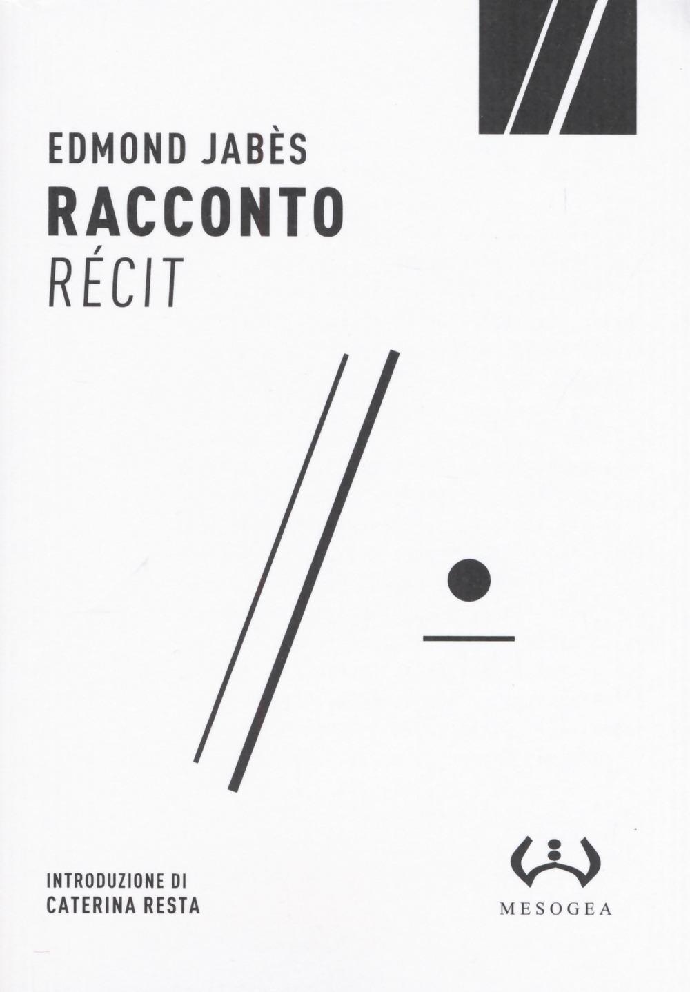 Vorderes Coverbild Racconto-Récit
