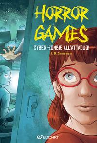 Vorderes Coverbild Cyber zombie all'attacco. Horror games