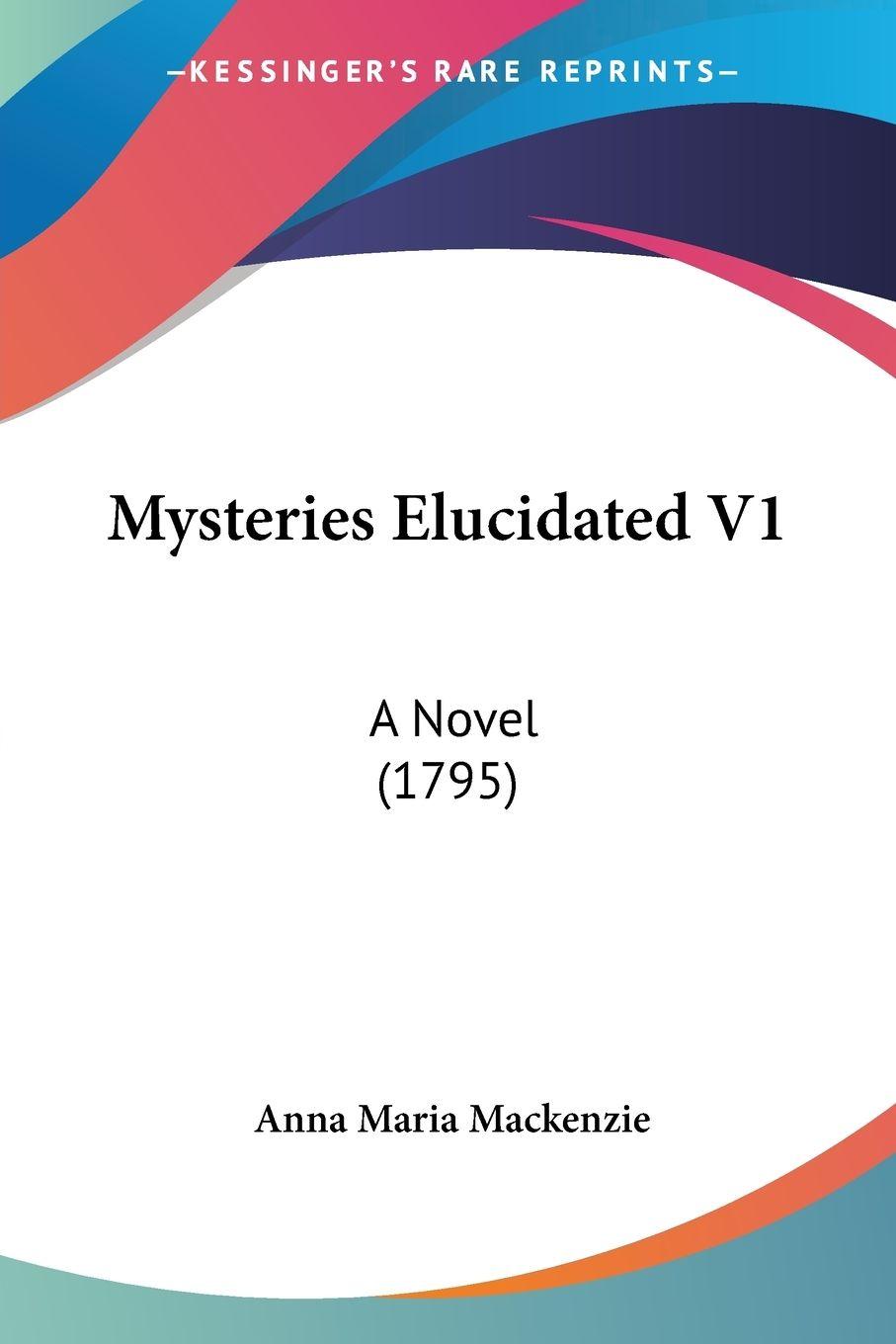 Vorderes Coverbild Mysteries Elucidated V1