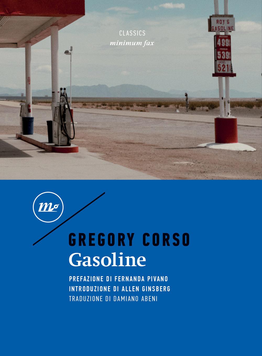 Vorderes Coverbild Gasoline. Testo inglese a fronte