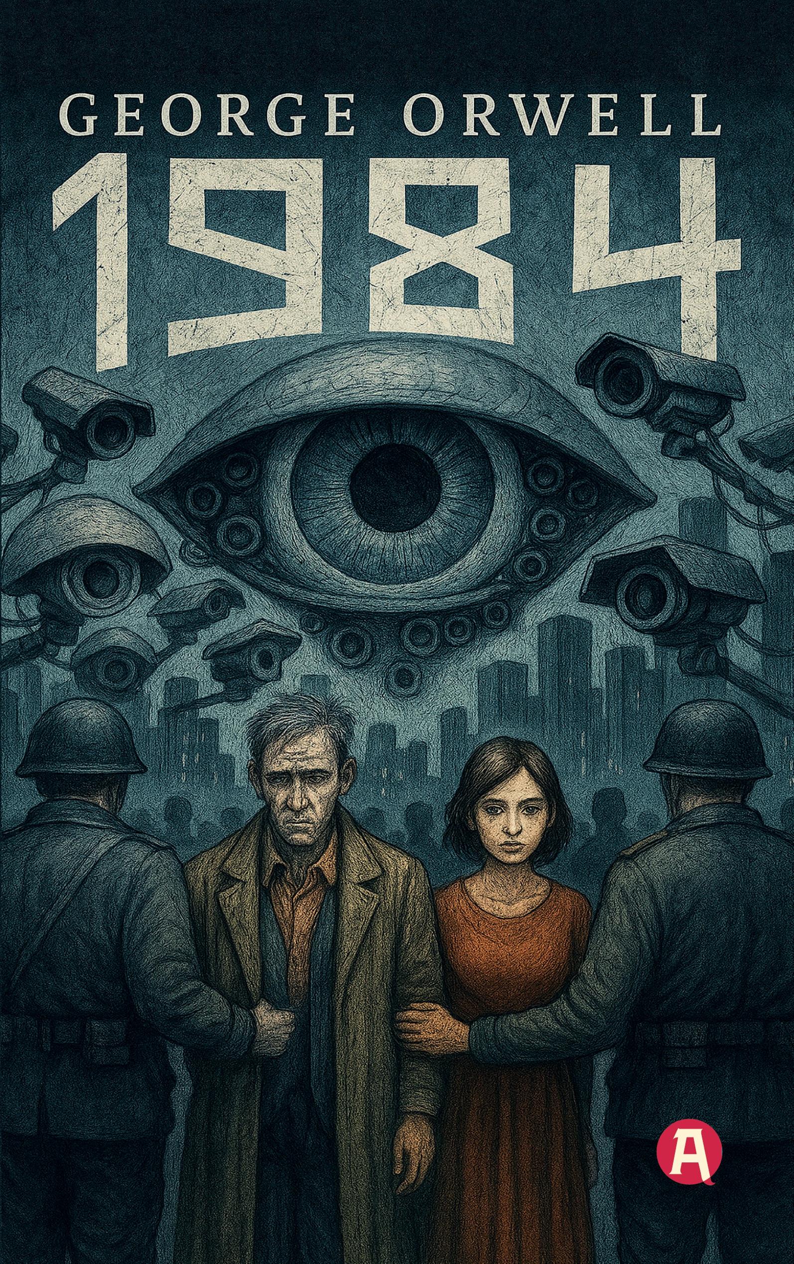 Vorderes Coverbild 1984. Ein dystopischer Roman. George Orwell