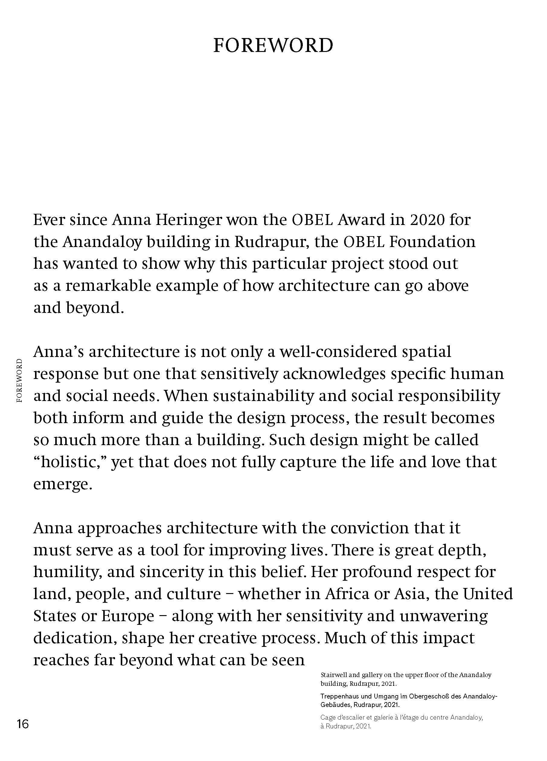 Beispielinhalt (Bild) Architecture Is a Tool to Improve Lives