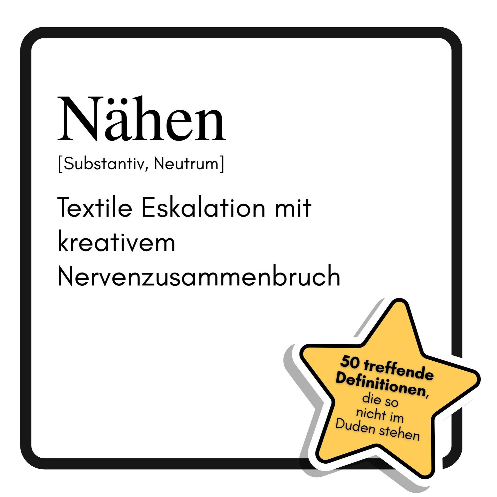 Vorderes Coverbild Nähen