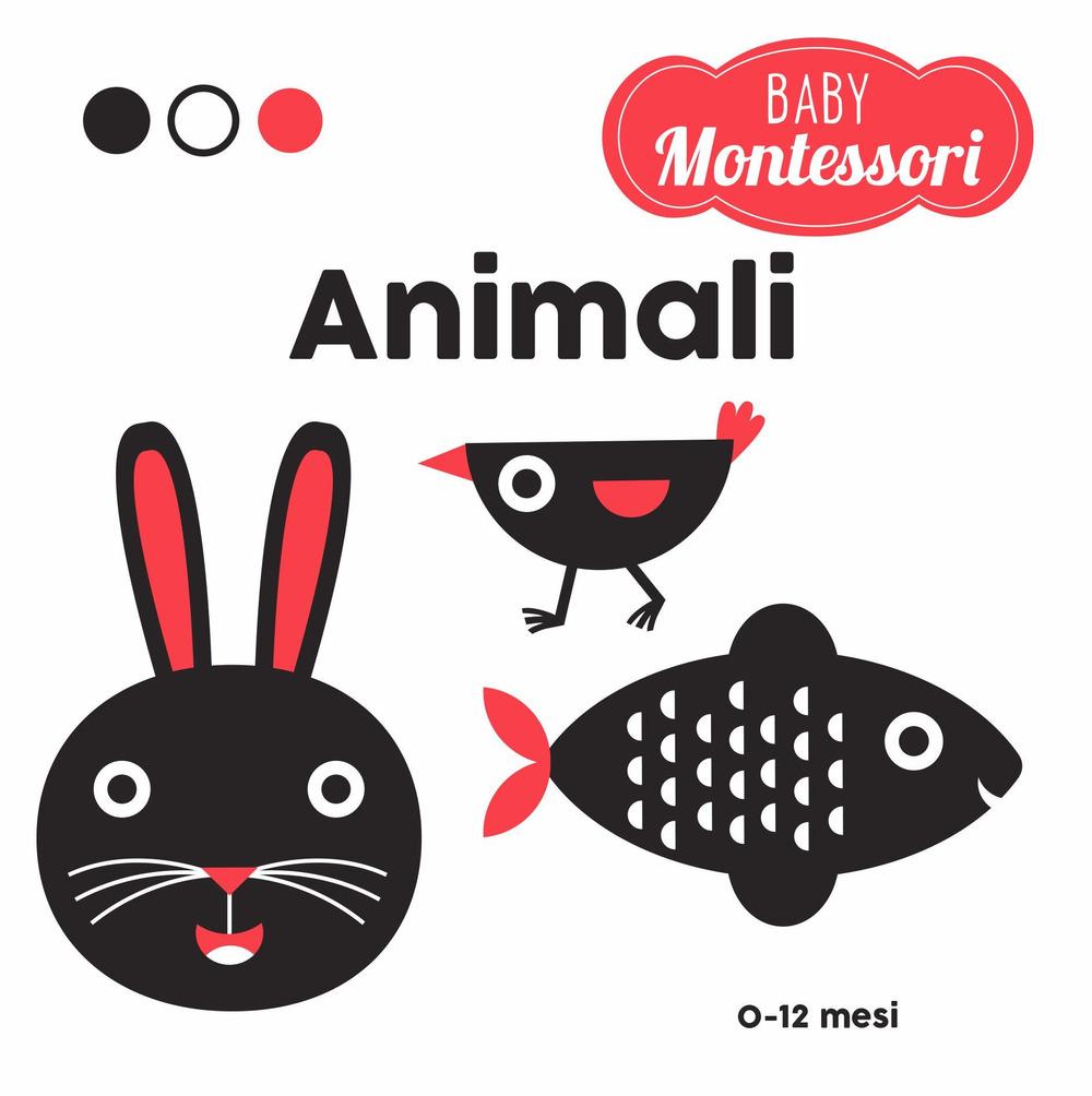 Vorderes Coverbild Animali. Baby Montessori