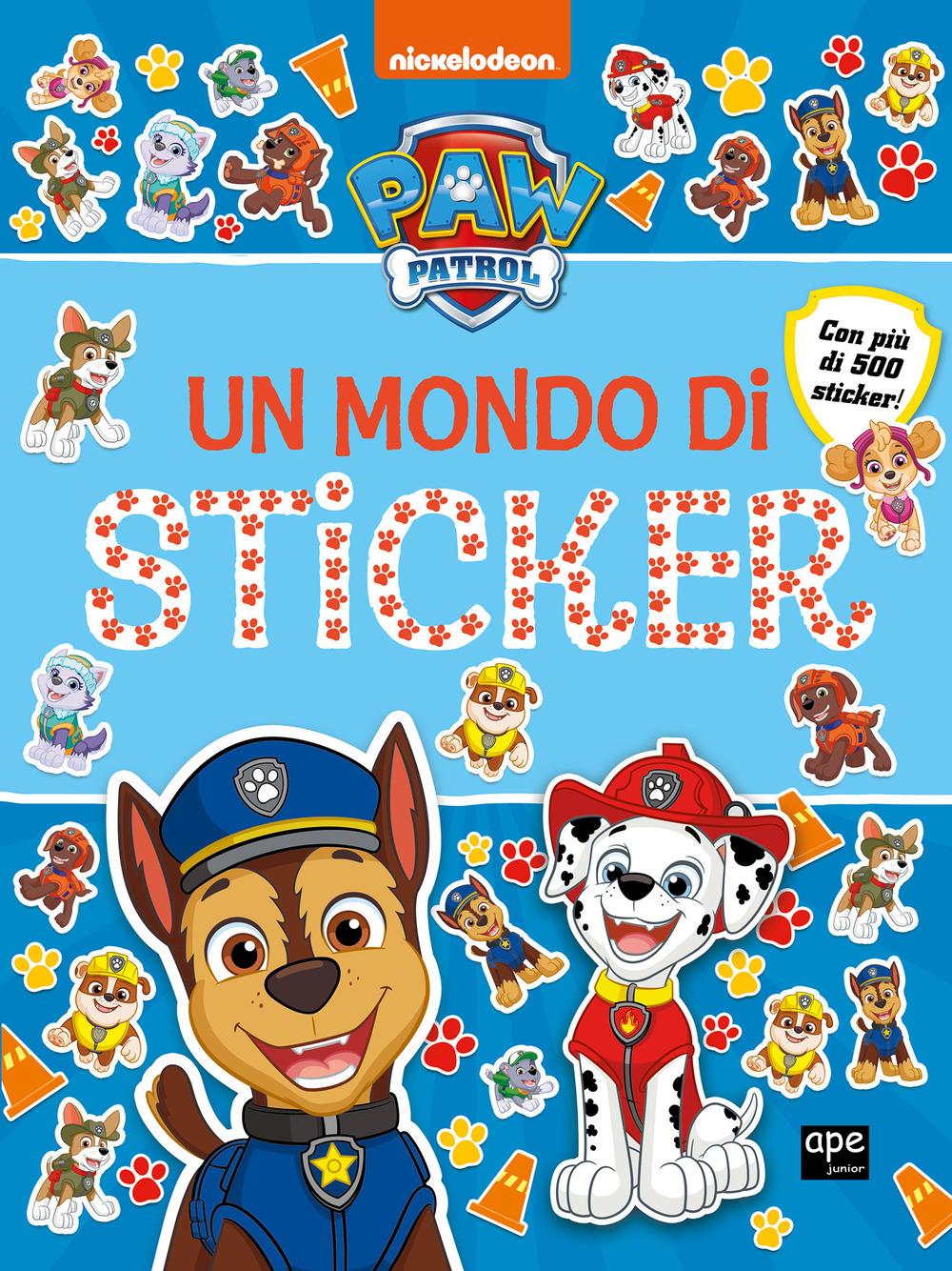 Vorderes Coverbild Un mondo di sticker. Paw Patrol