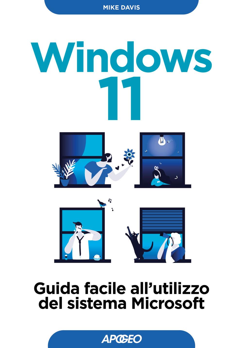 Vorderes Coverbild Windows 11. Guida facile all'utilizzo del sistema Microsoft