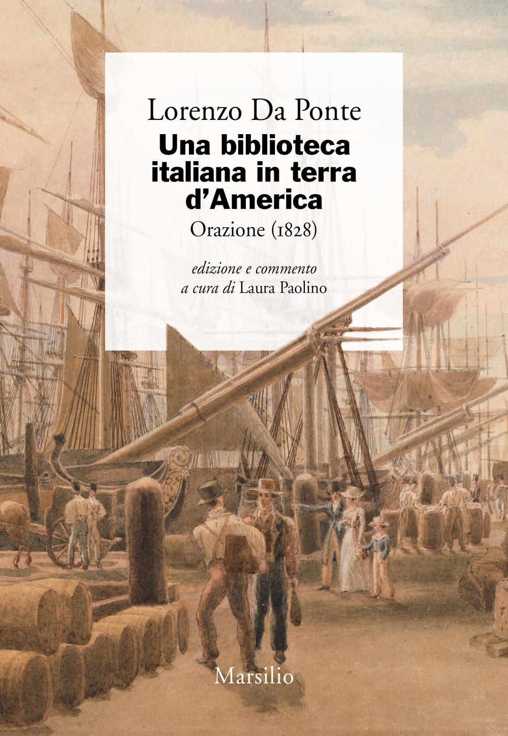 Vorderes Coverbild Una biblioteca italiana in terra d'America. Orazione (1828)