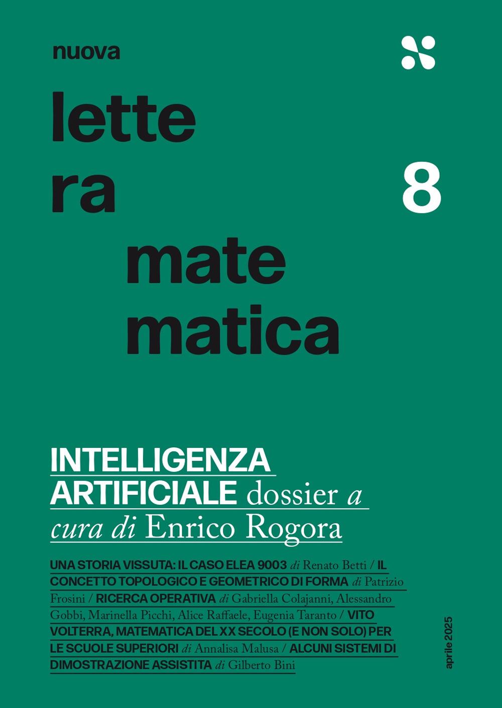 Vorderes Coverbild Intelligenza artificiale. Dossier