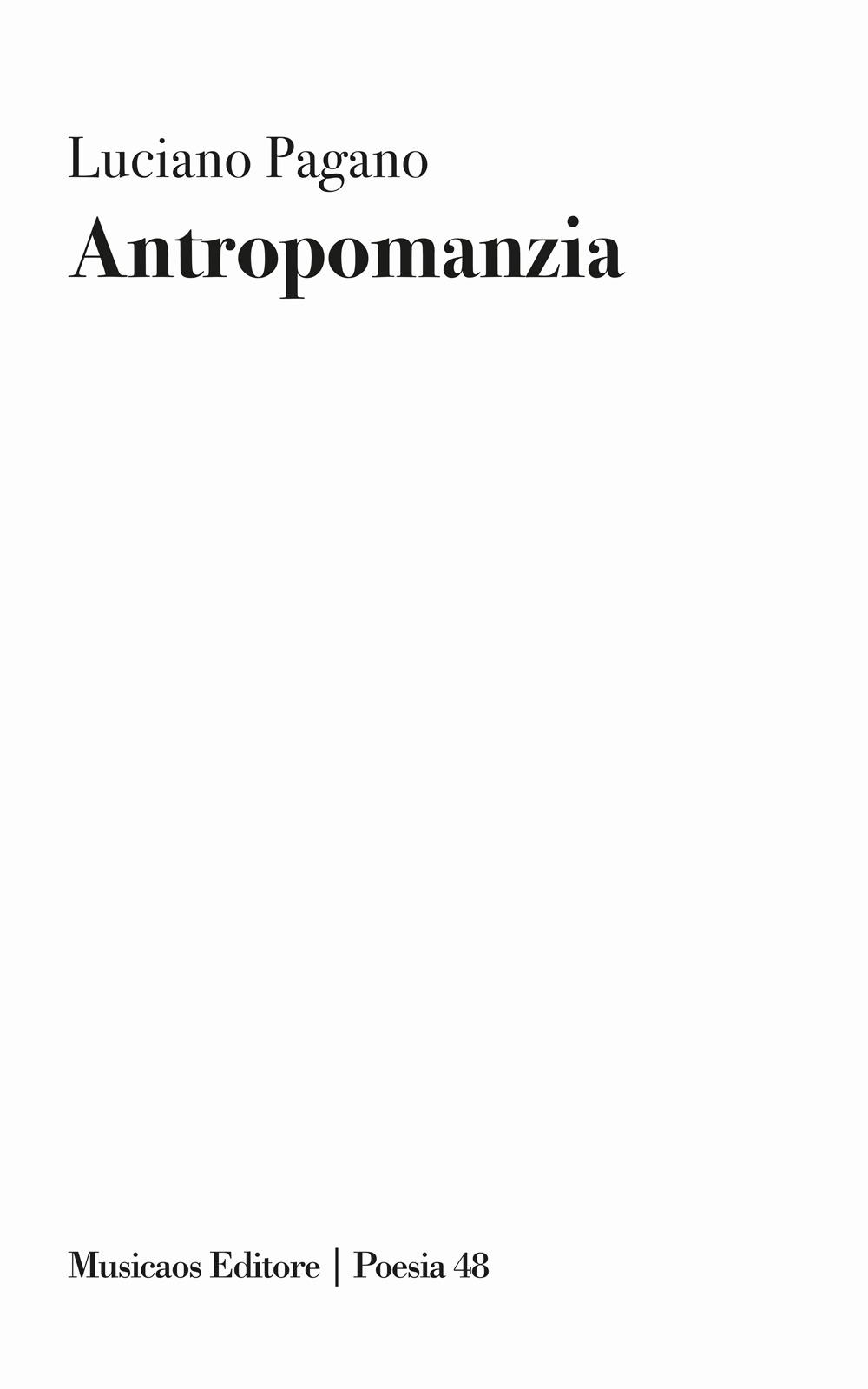 Vorderes Coverbild Antropomanzia