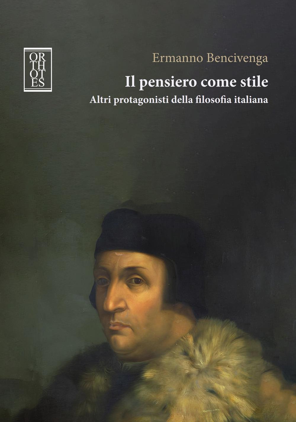 Vorderes Coverbild Il pensiero come stile