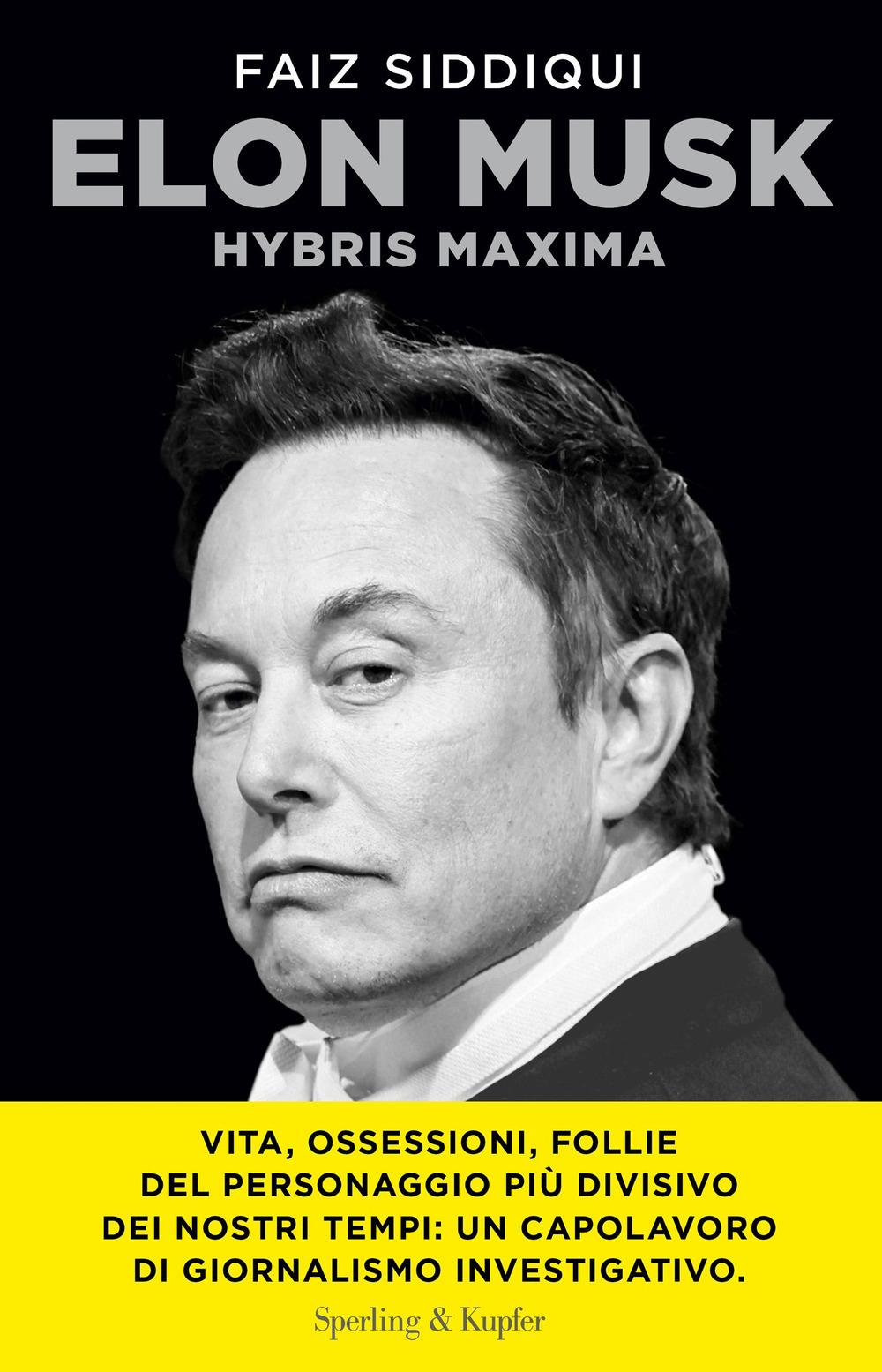 Vorderes Coverbild Elon Musk. Hybris maxima