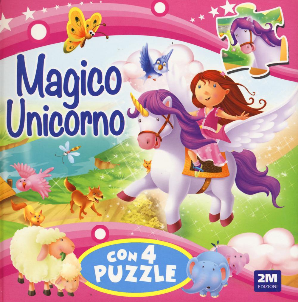 Vorderes Coverbild Magico unicorno. Libro puzzle