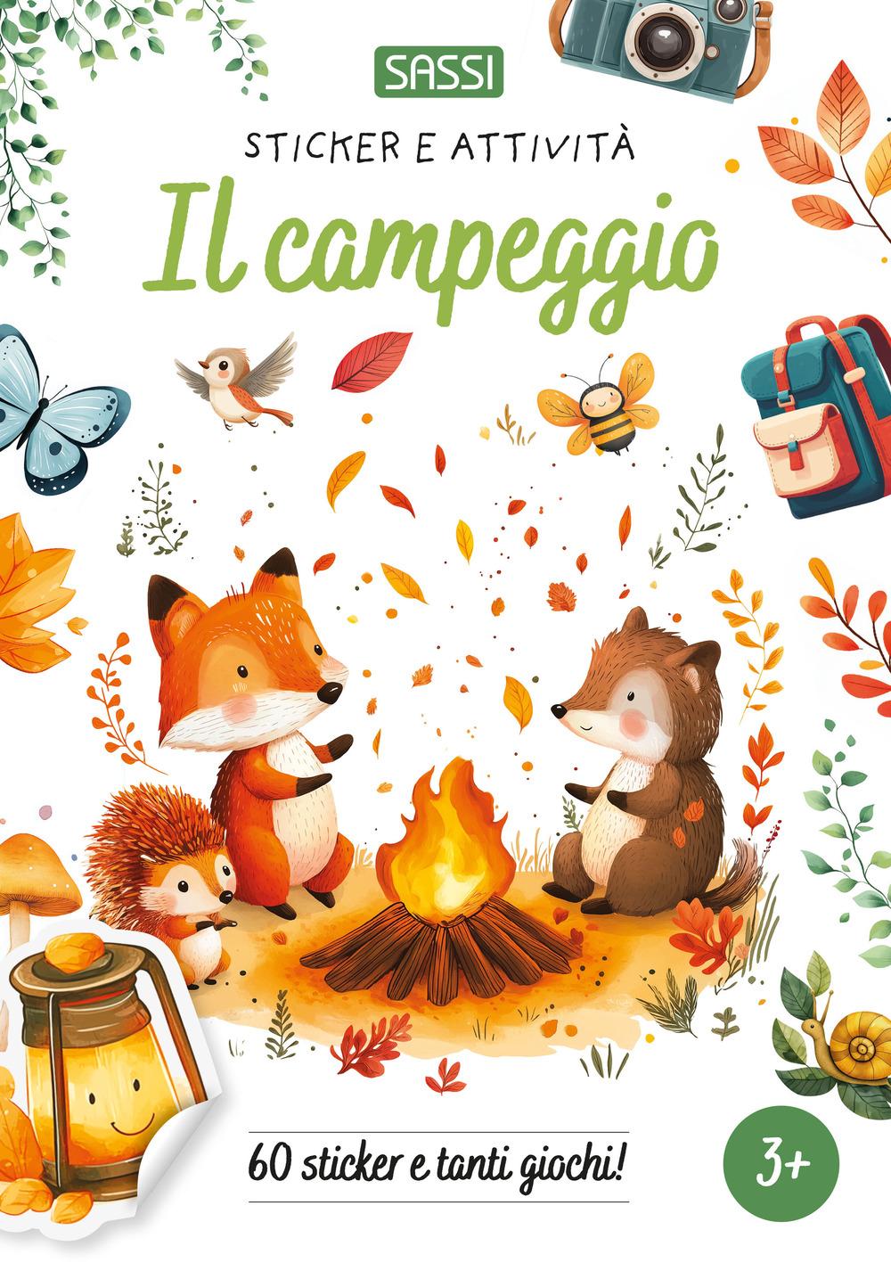 Vorderes Coverbild Il campeggio. Sticker e attività