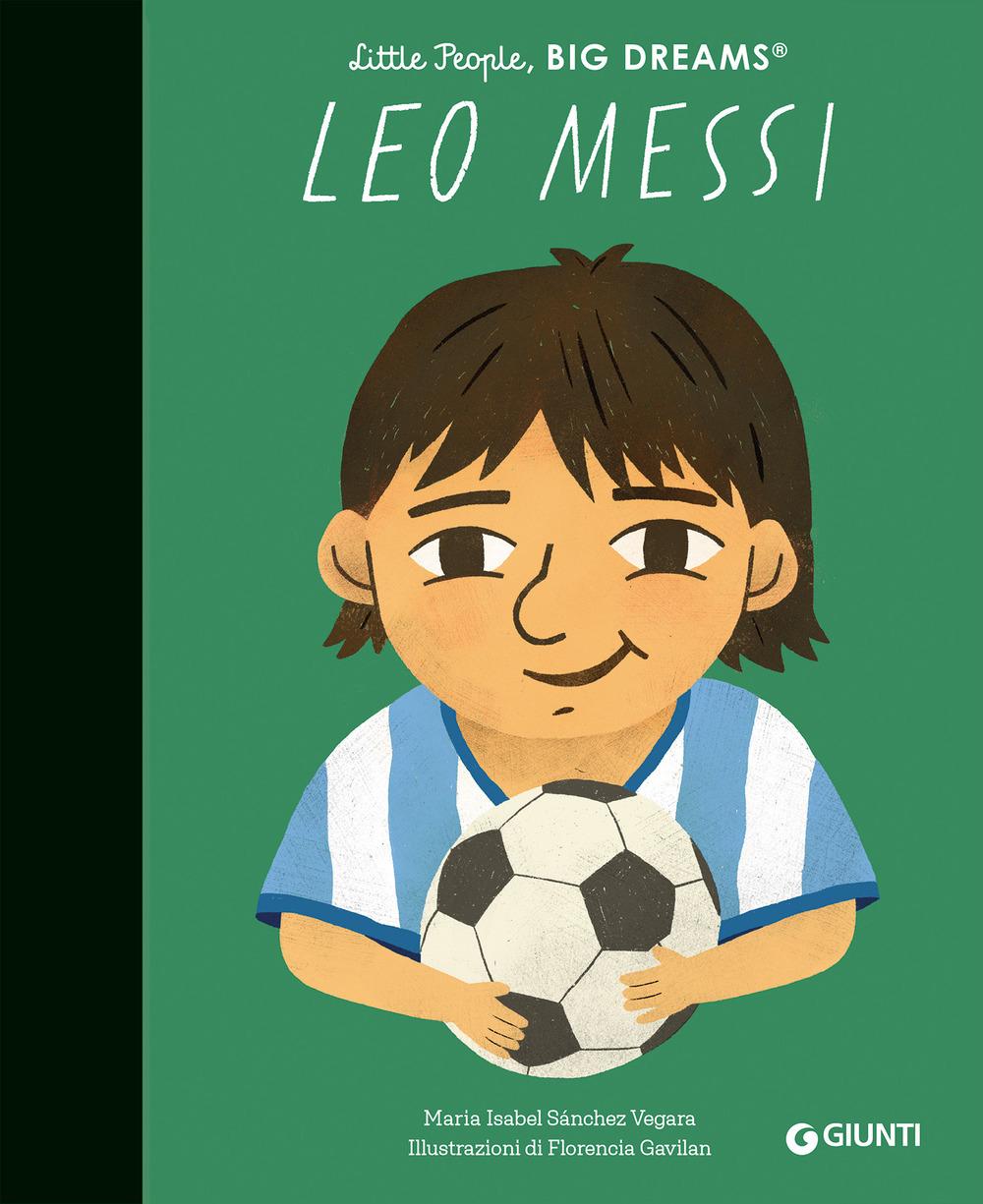 Vorderes Coverbild Leo Messi. Little people big dreams