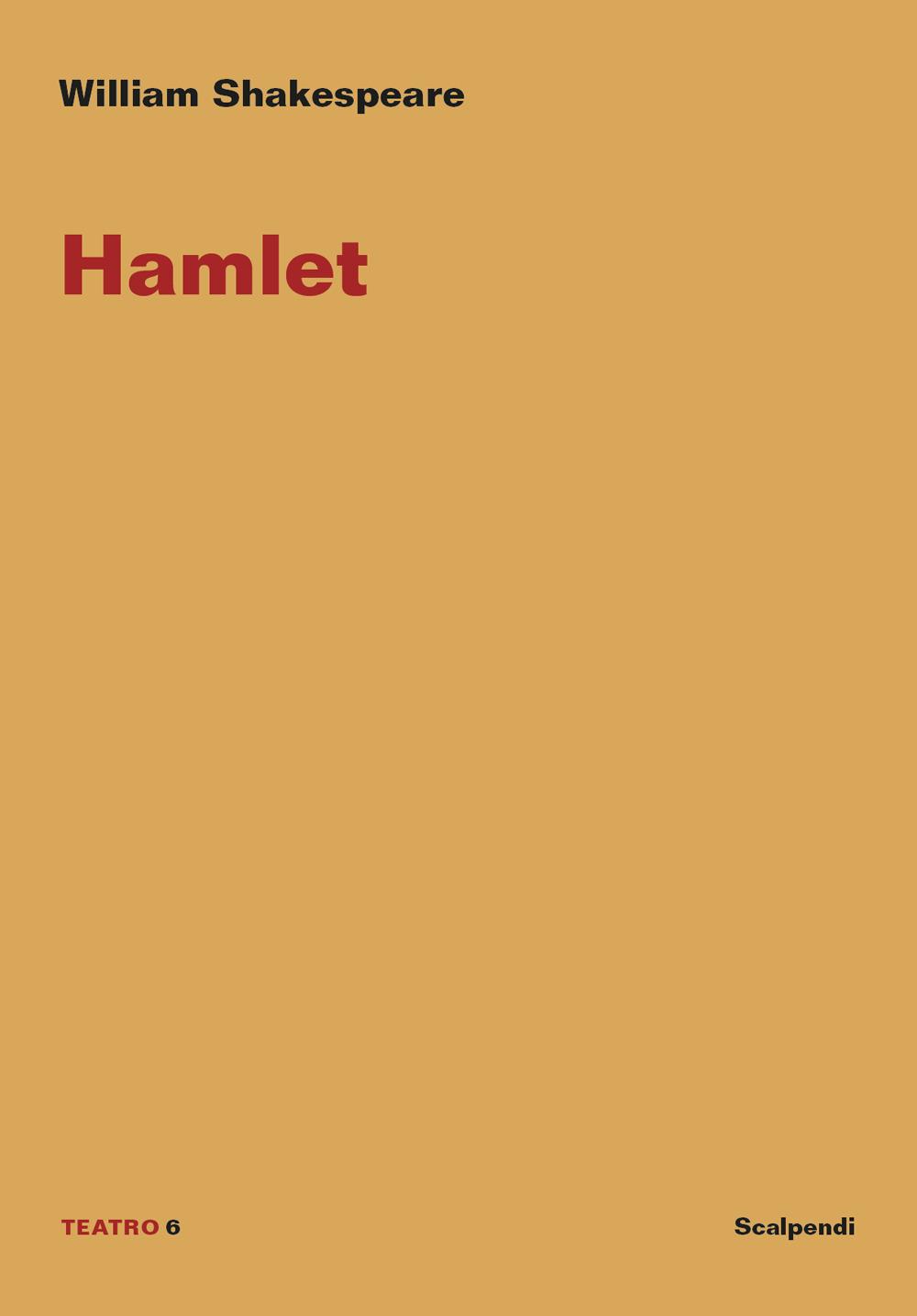 Vorderes Coverbild Hamlet. Ediz. italiana