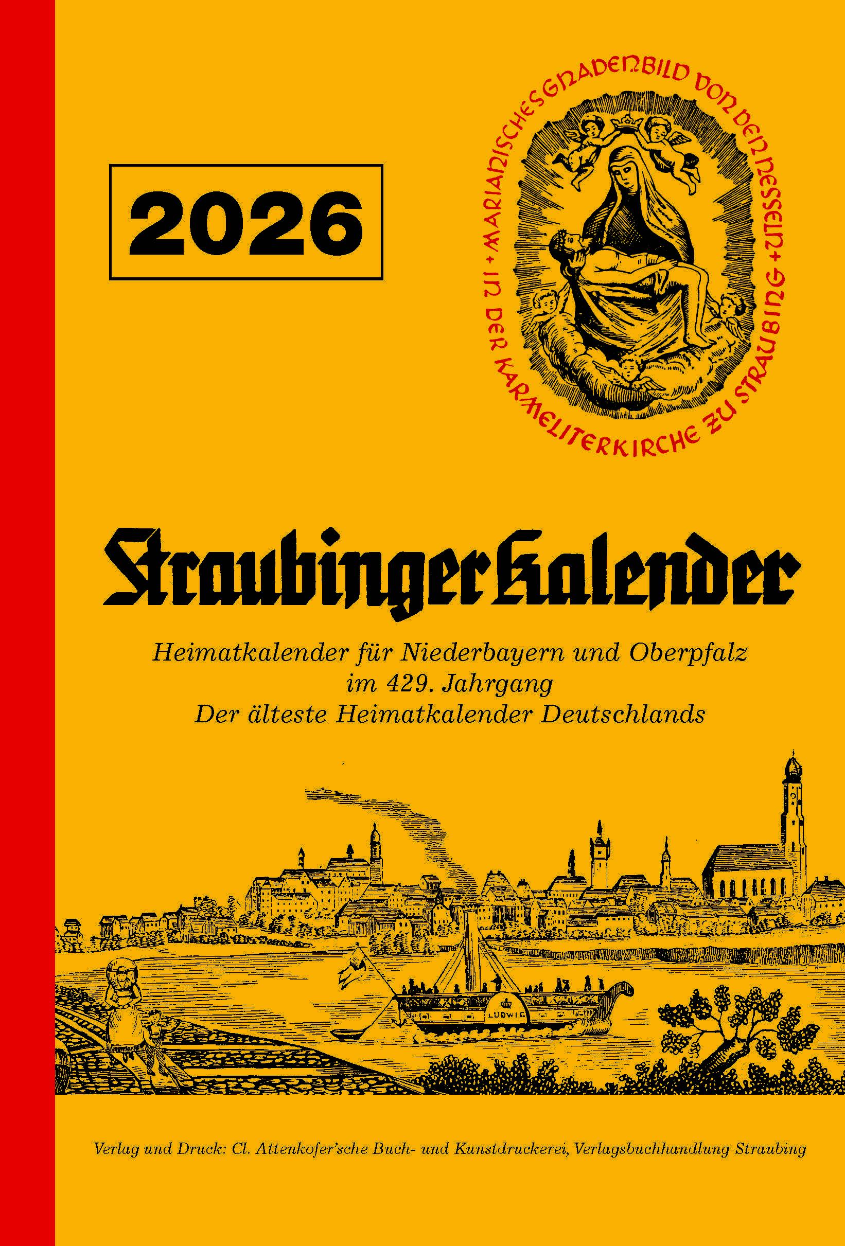 Vorderes Coverbild Straubinger Kalender 2026