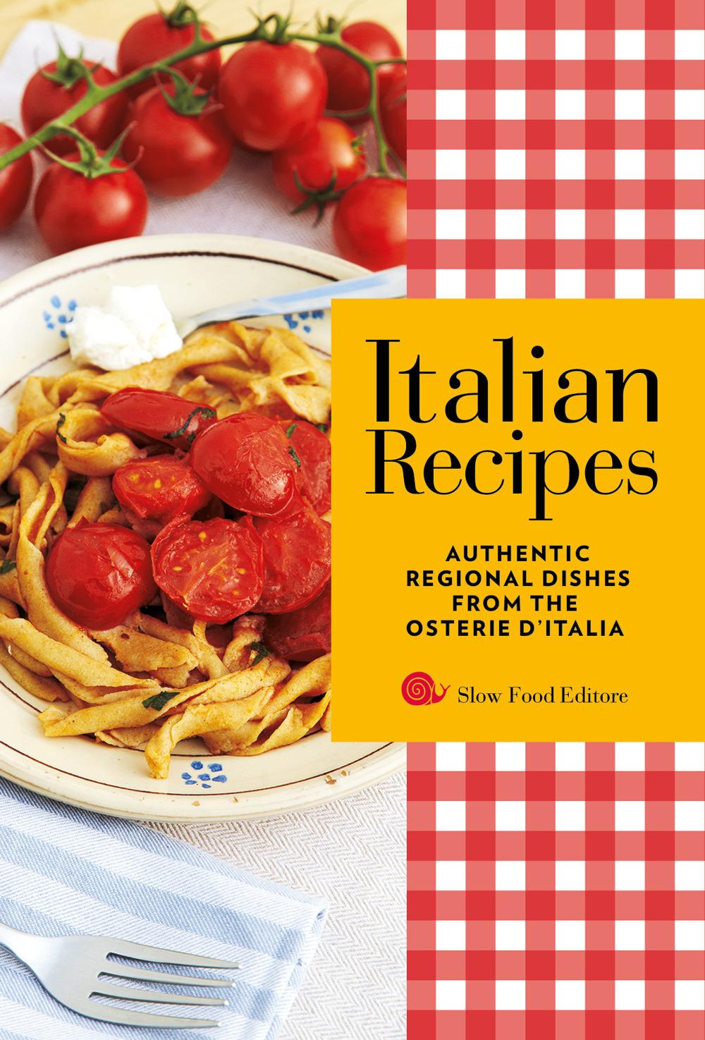 Vorderes Coverbild Italian recipes. Authentic regional dishes from the Osterie d'Italia