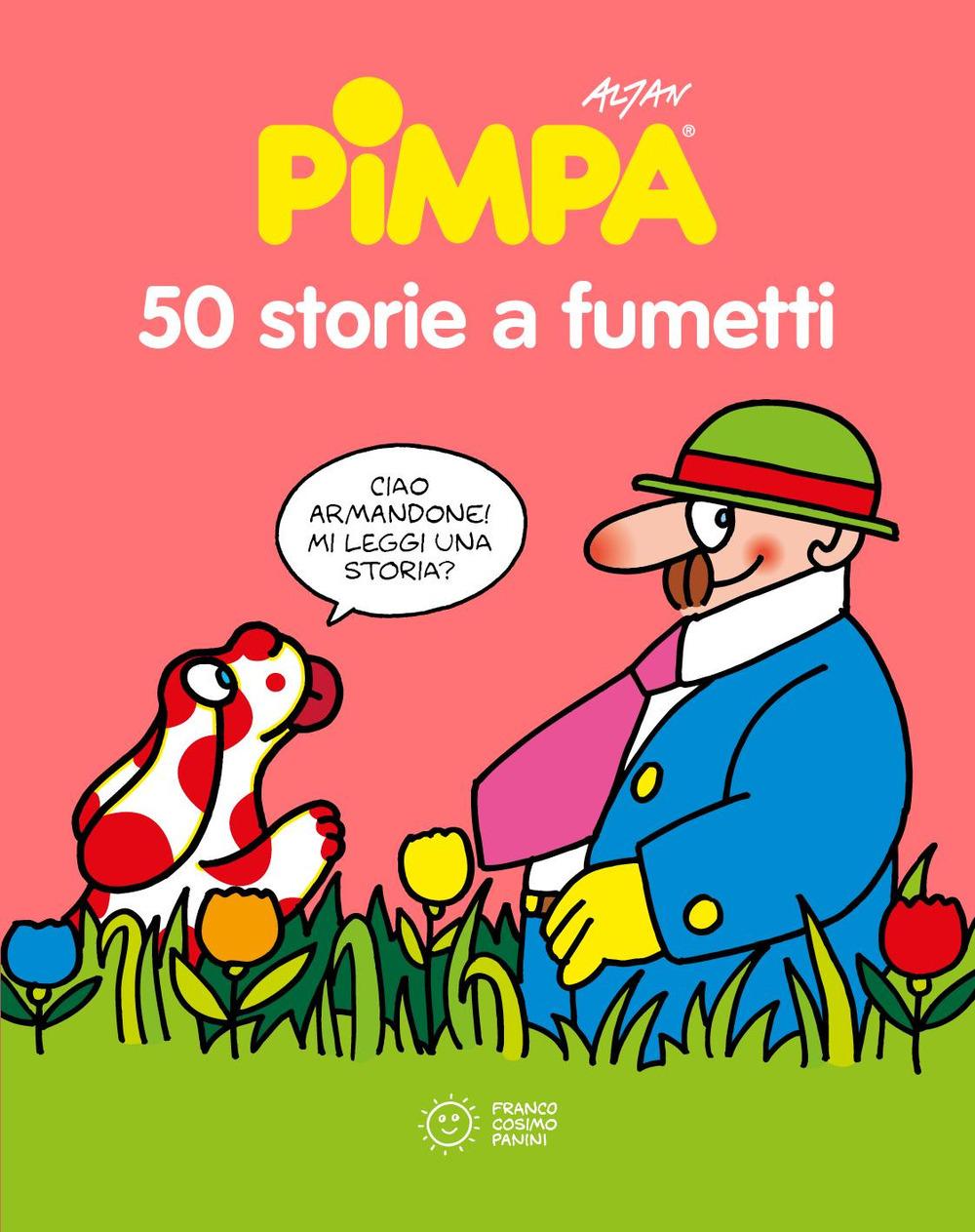 Vorderes Coverbild 50 storie a fumetti di Pimpa
