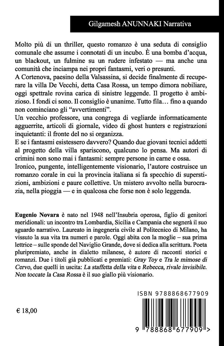 Rückseitencover Non toccate la casa rossa