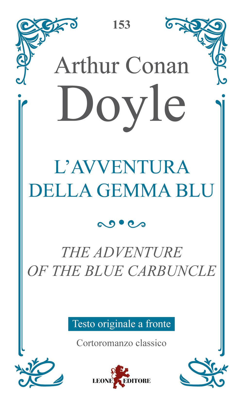 Vorderes Coverbild L' avventura della gemma blu. Testo originale a fronte